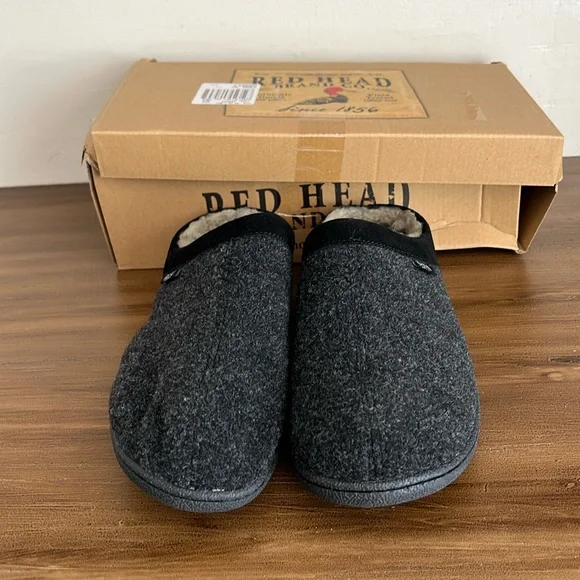 Redhead Felt Clog Gray/Black Men’s NWB - SZ: 10M - Picture 1 of 10